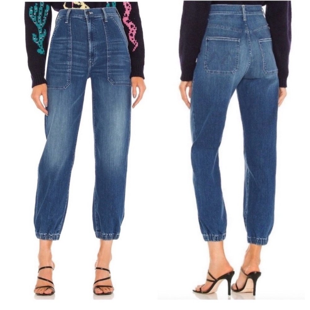 MOTHER Ankle-Length Blue Jeans Wrapper carpenter size 26 nwot